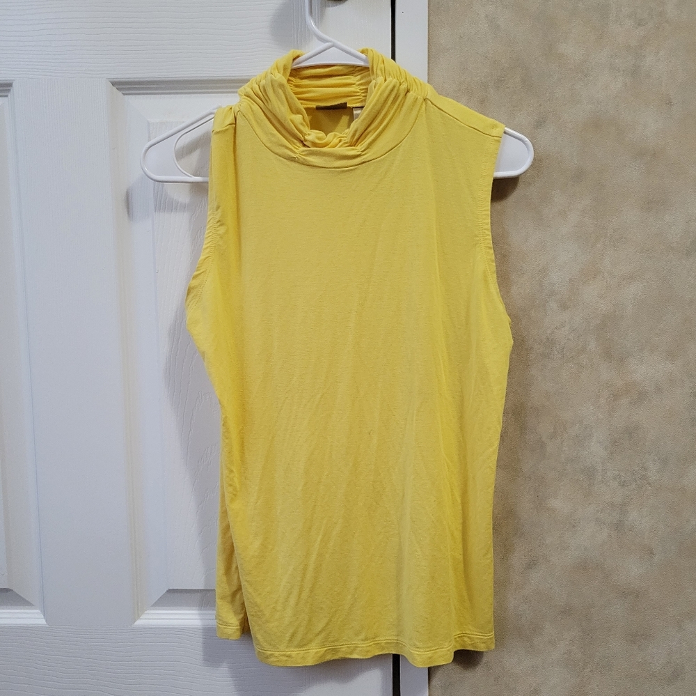 Title Neck Tank Top